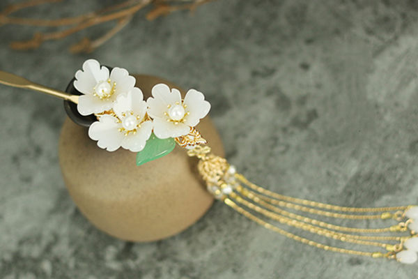 floral chinese bridal hair accessories