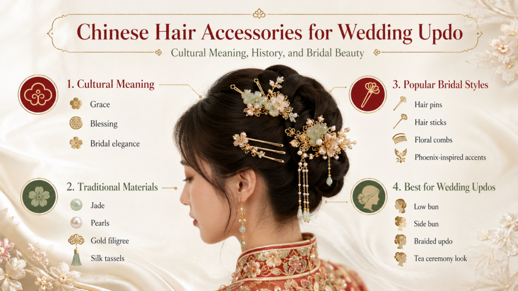chinese hair accessories for wedding updo cultural meaning, history, and bridal beauty